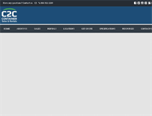 Tablet Screenshot of c2ccontainers.com